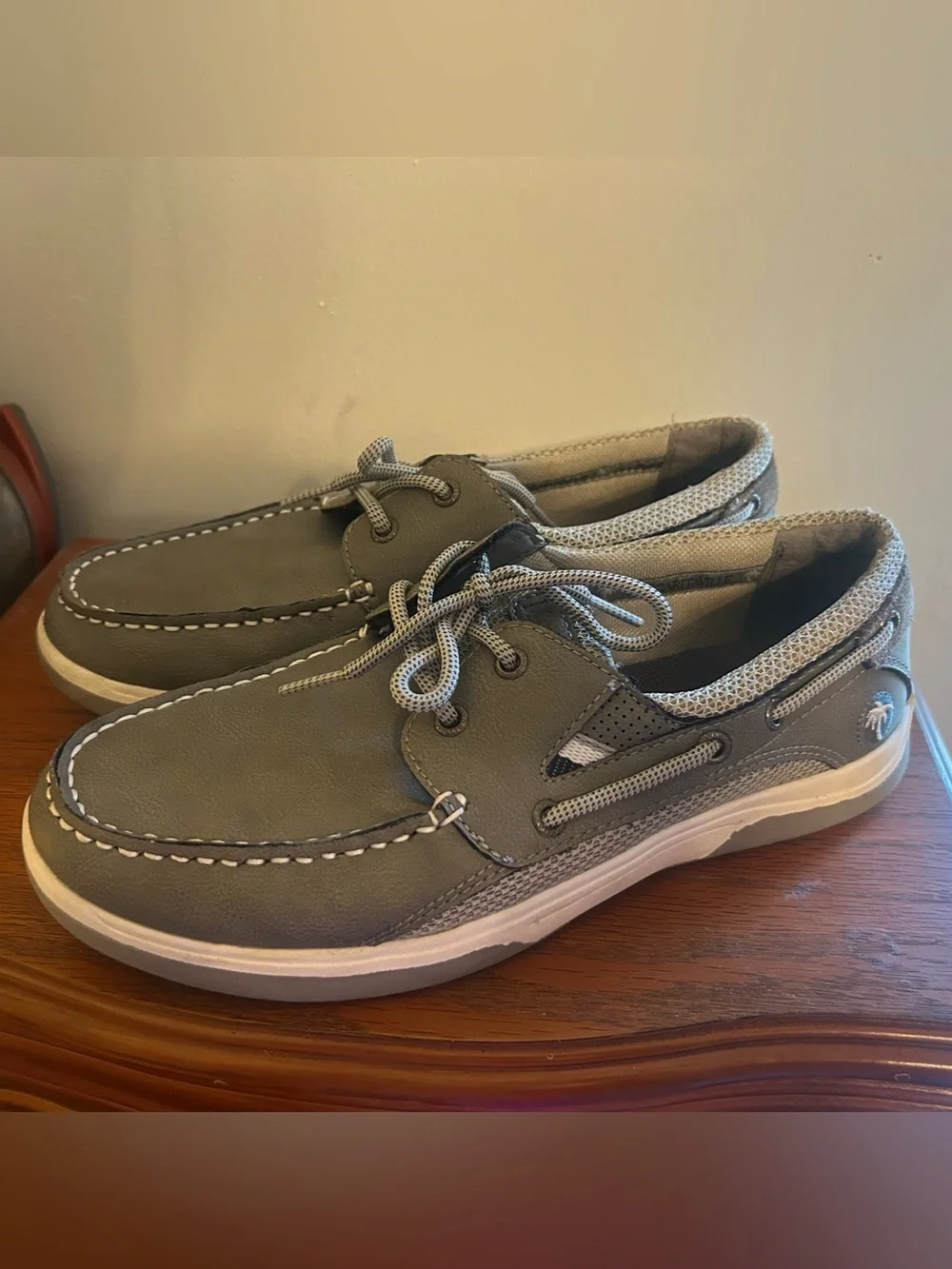 Margaritaville Steady Men's Grey Casual Boat Shoes size 10